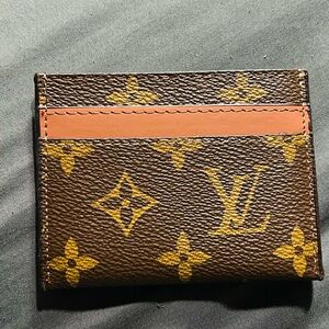 Louis Vuitton Monogram Canvas Card Holder with Trim